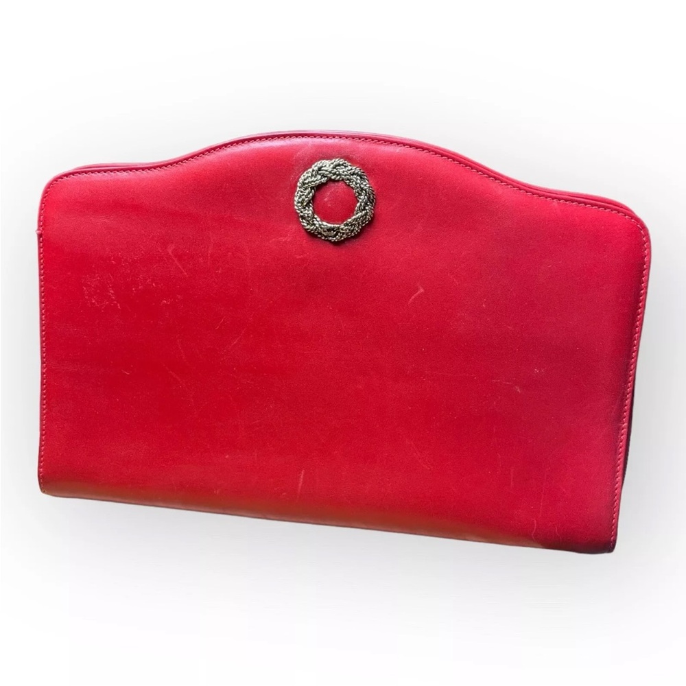 Salvatore Ferragamo Clutch Bag Lady Evening Wedding Handbag Purse Dinner Party